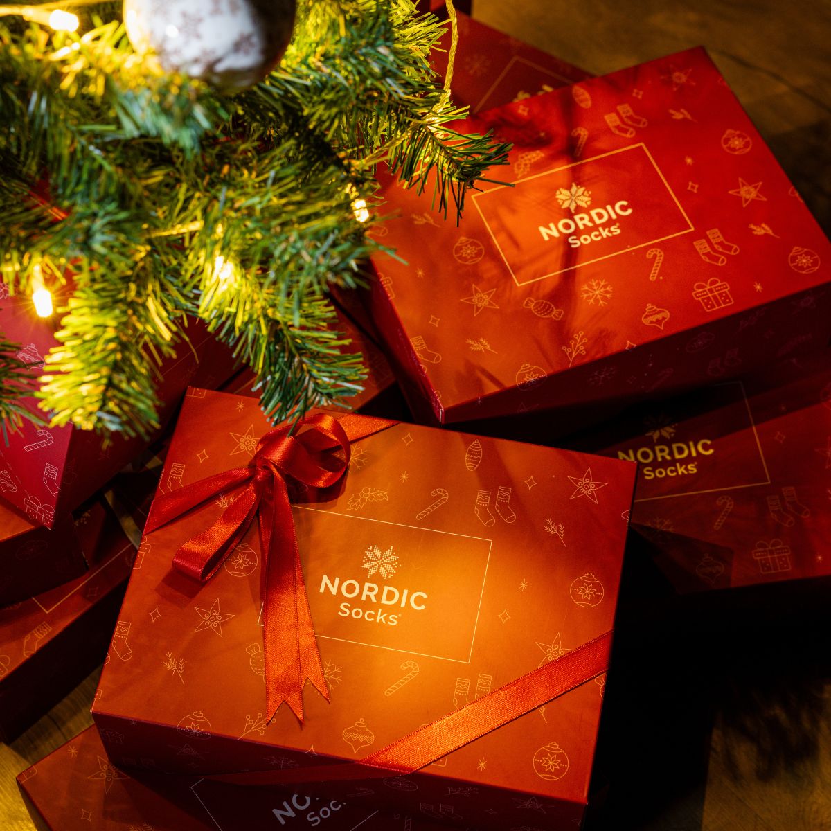 Christmas - Puste pudełko prezentowe