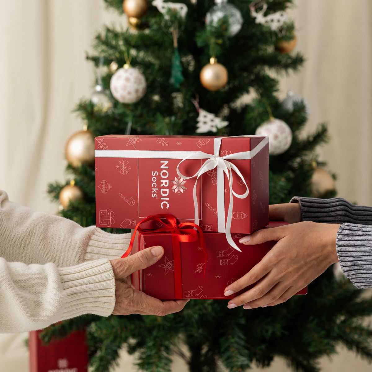 Christmas - Puste pudełko prezentowe