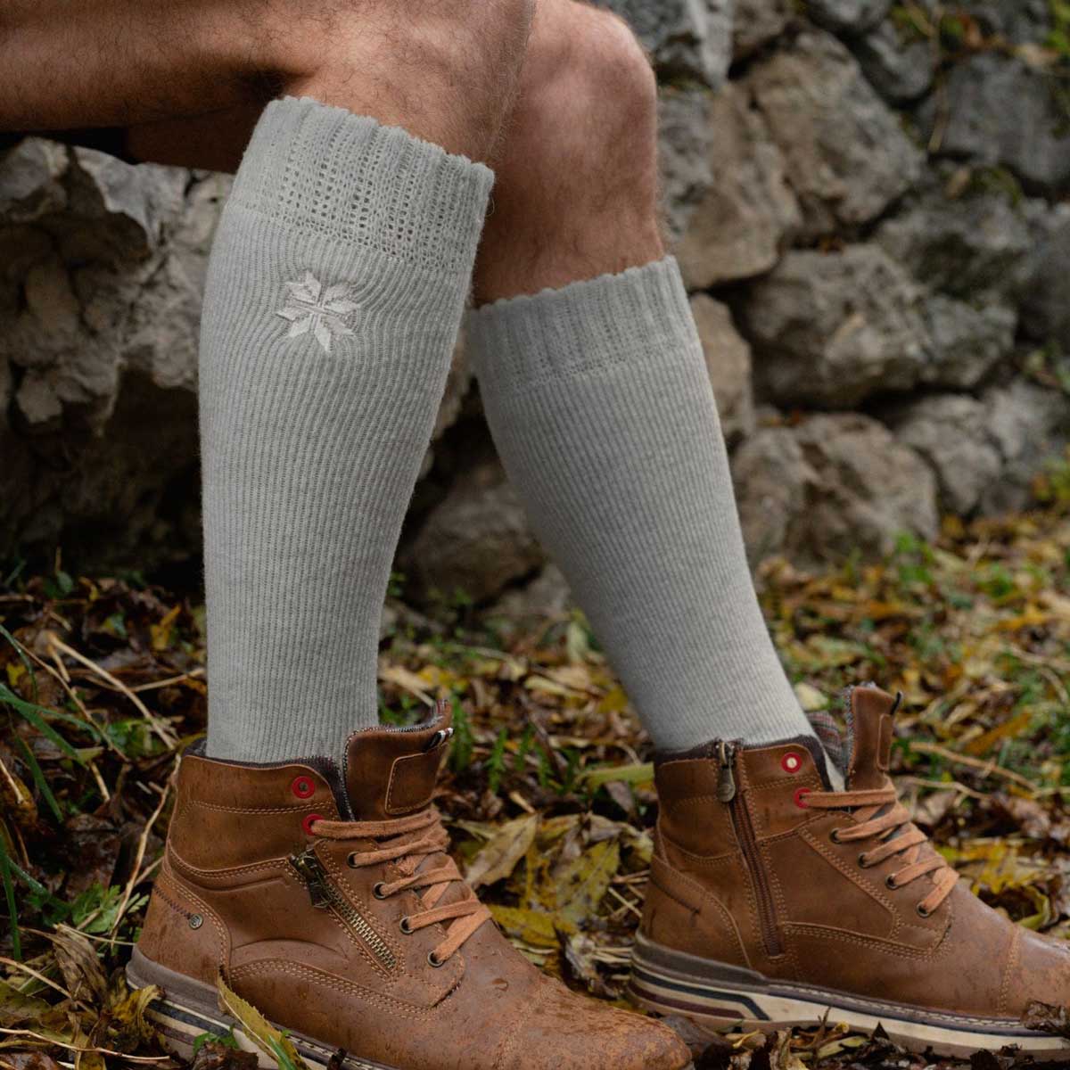 Charcoal Podkolanówki (2 Pary)