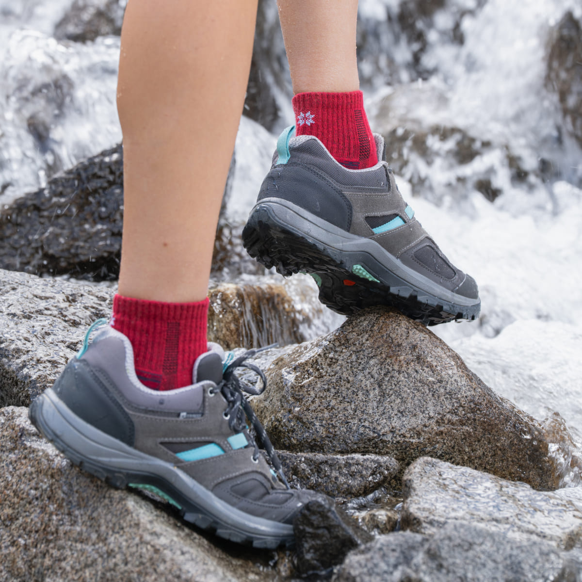 Hiking – Czerwone Skarpeti Niskiego Kroju (1 para)