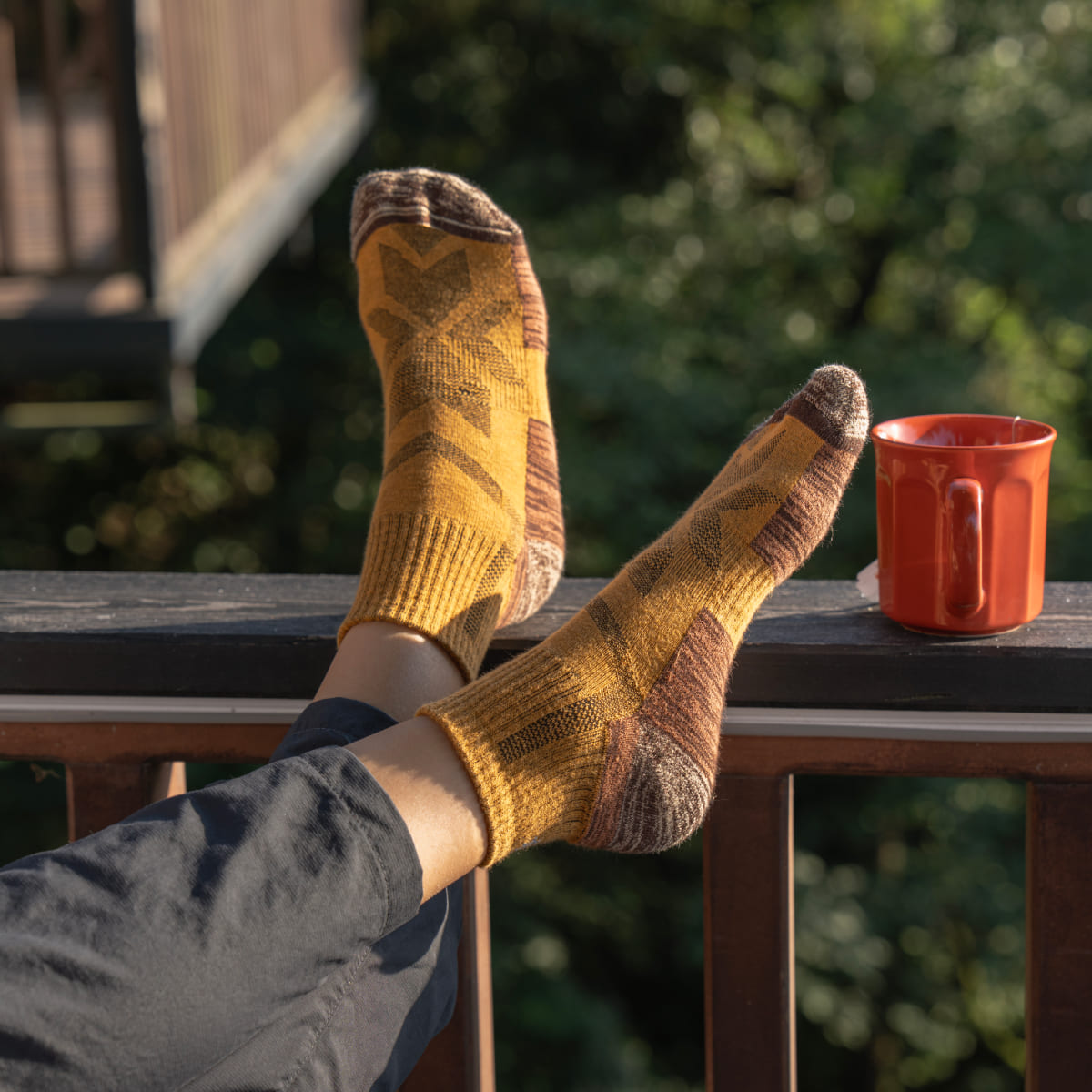 Hiking – Żółte Skarpeti Niskiego Kroju (1 para)