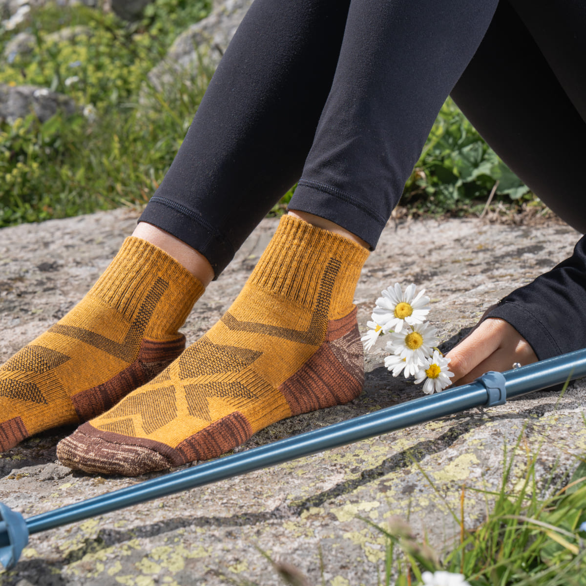 Hiking – Żółte Skarpeti Niskiego Kroju (1 para)