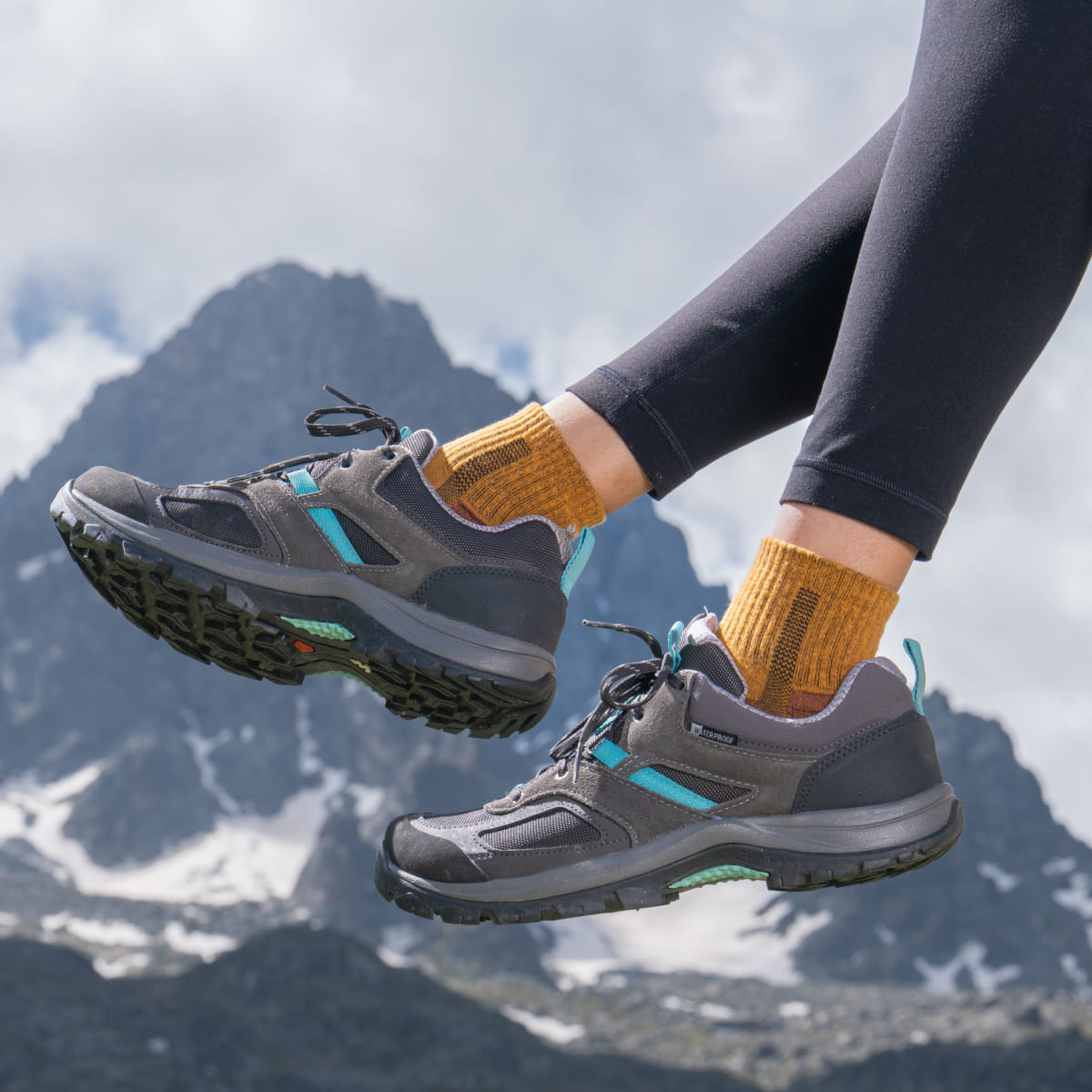 Hiking – Żółte Skarpeti Niskiego Kroju (1 para)