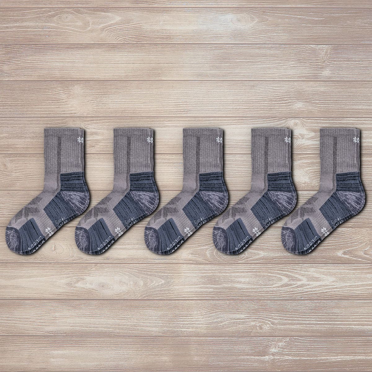 Hiking – Szare (5 par)