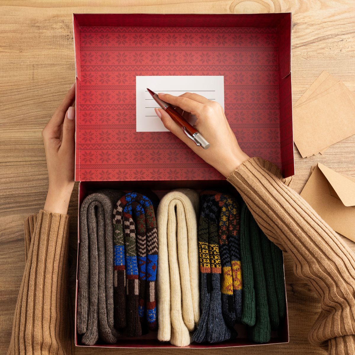 Nordic - Puste pudełko prezentowe