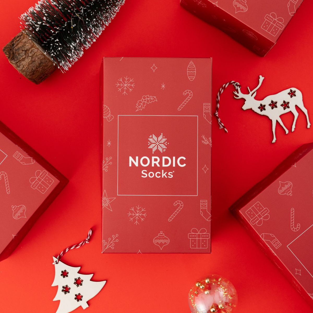 Christmas - Puste pudełko prezentowe